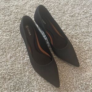 Vivaia Aria wedge heels pointed toe black 42